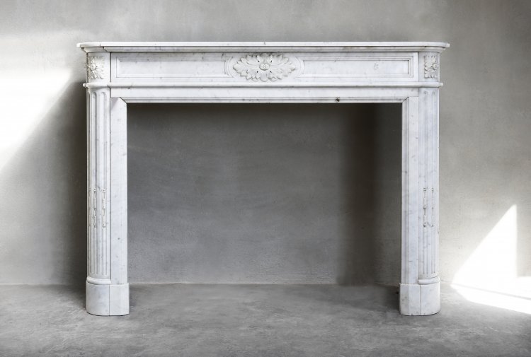 antique marble fireplace