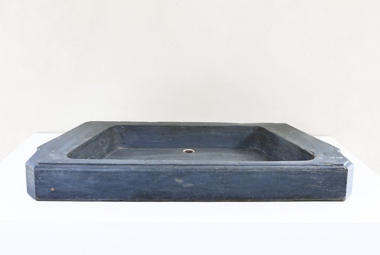 antique black marble sink