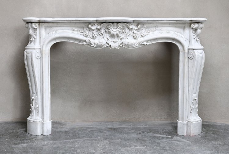 antique marble fireplace