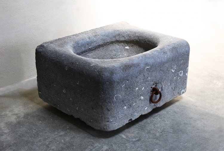 old belgian bluestone trough