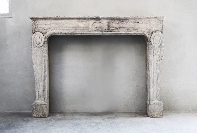 antique fireplace