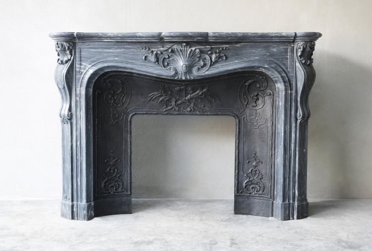 antique marble fireplace