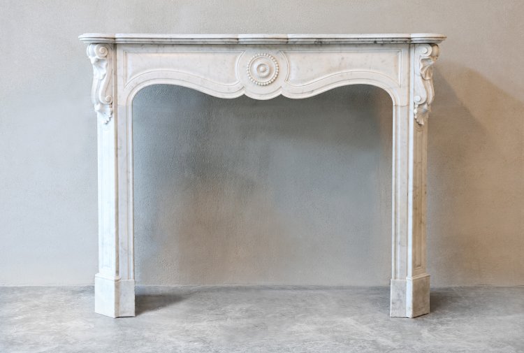 antique marble fireplace