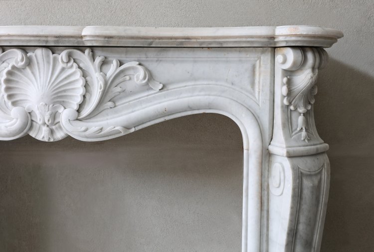 old french marble mantle