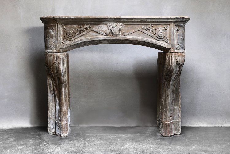 antique fireplace
