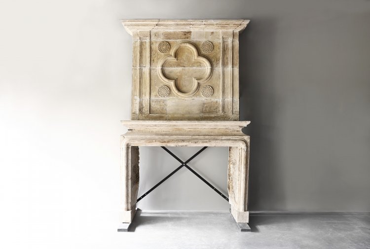 antique castle fireplace