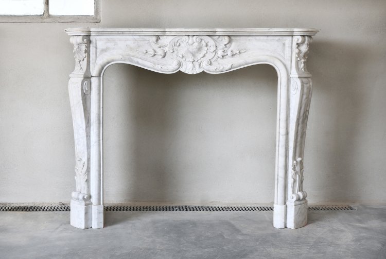 antique marble mantelpiece