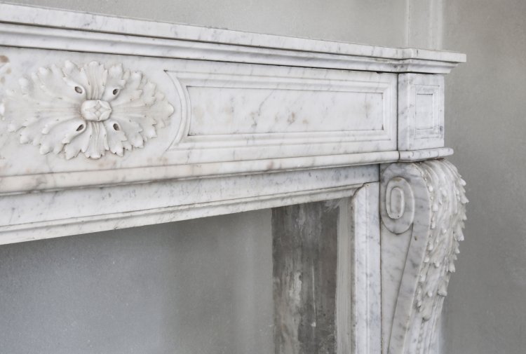 antique marble fireplace