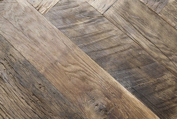oak herringbone flooring