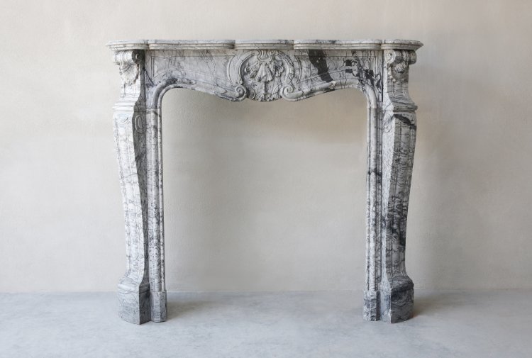 antique marble mantel