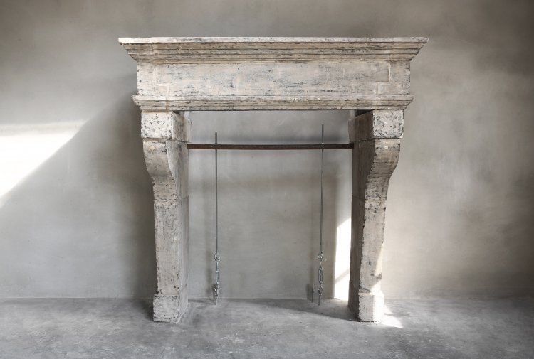 antique french fireplace