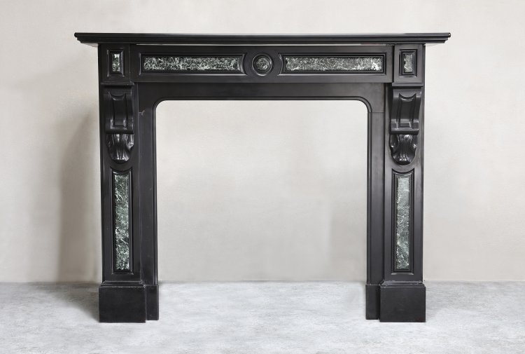 antique marble fireplace