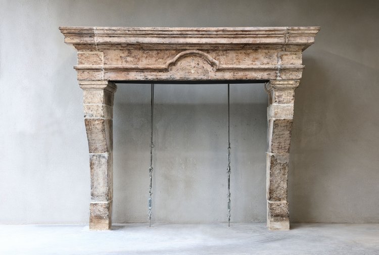 antique castle fireplace