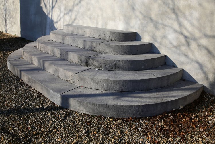 solid belgian bluestone stairs
