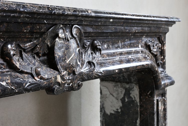 Breche de Waulsort marble mantle