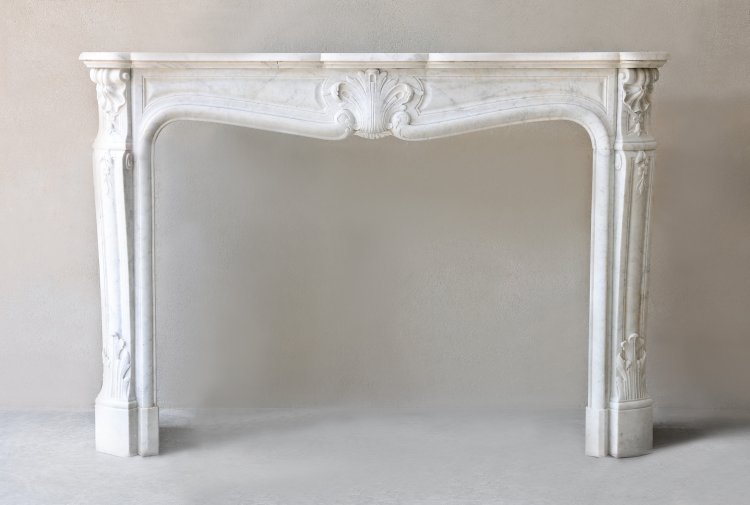 antique marble fireplace