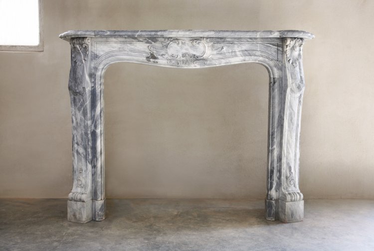 antique marble fireplace