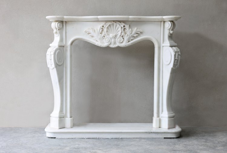 marble fireplace