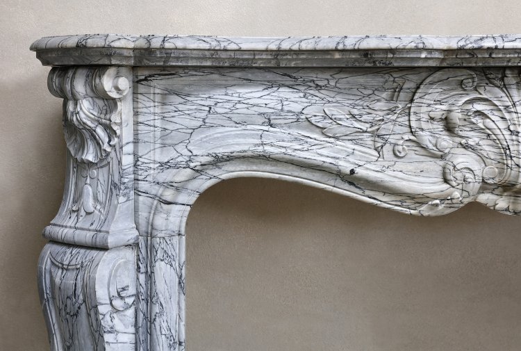 antique marble fireplace