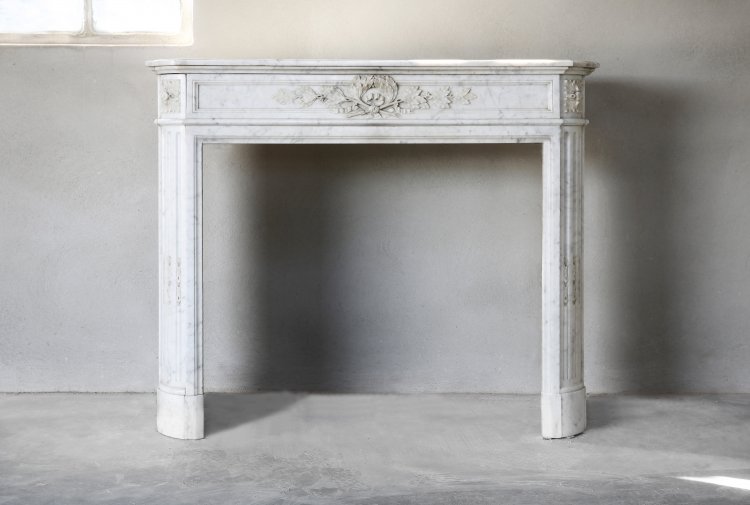 antique marble fireplace