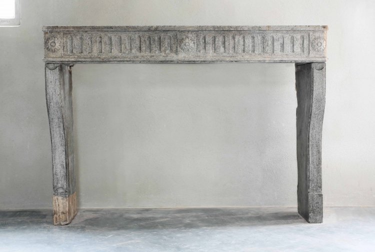 crafted antique fireplace