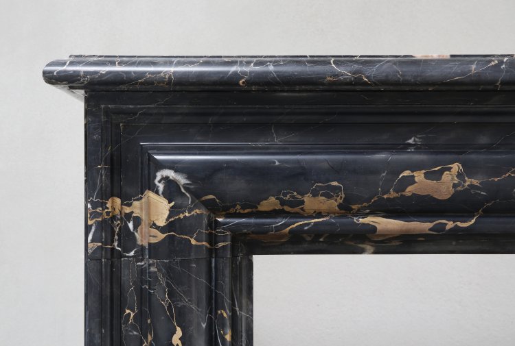 antique fireplace of marble