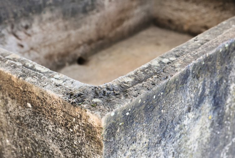 old trough of french limestone