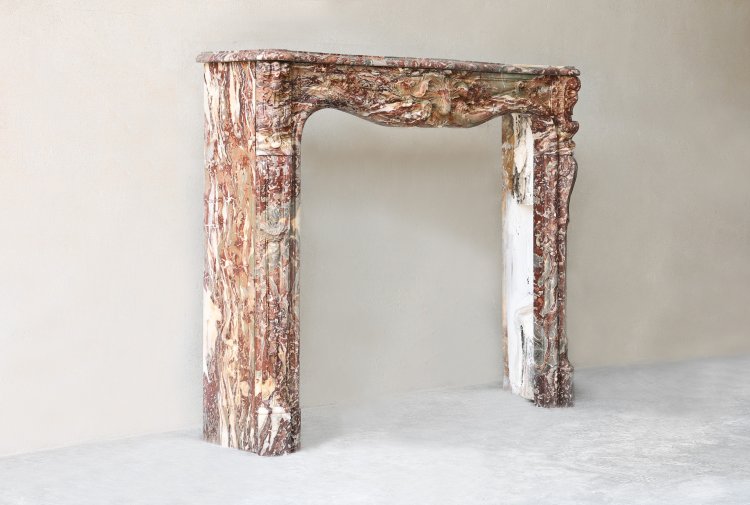 Antique fireplace surround