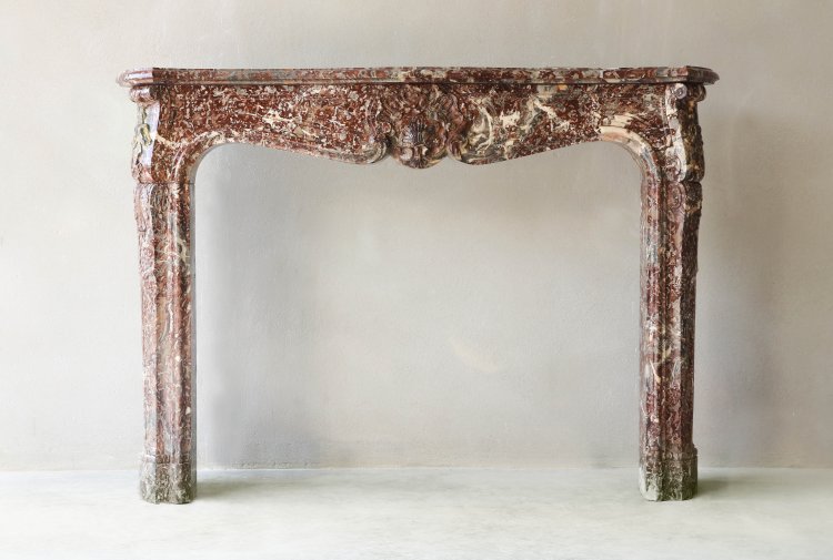 Antique marble fireplace