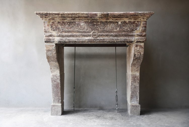 antique french fireplace