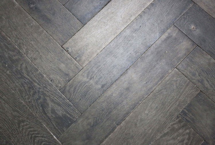 old herringbone floor