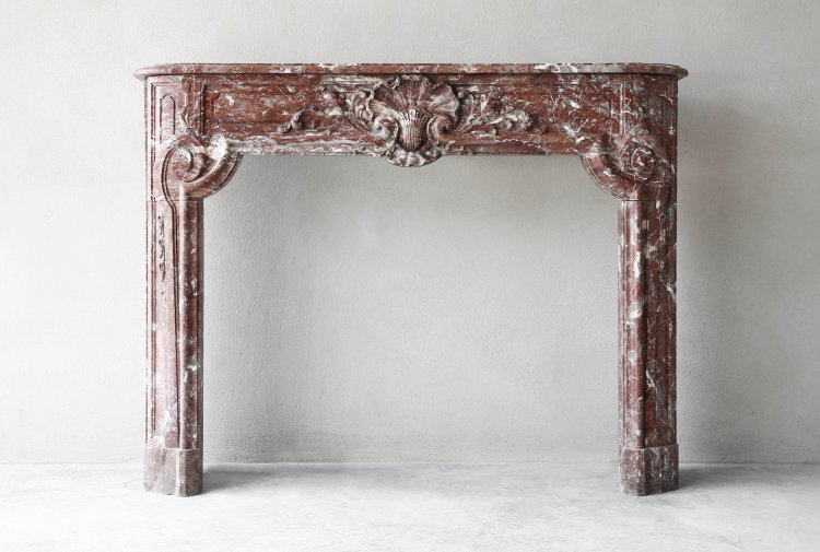 Antique marble fireplace