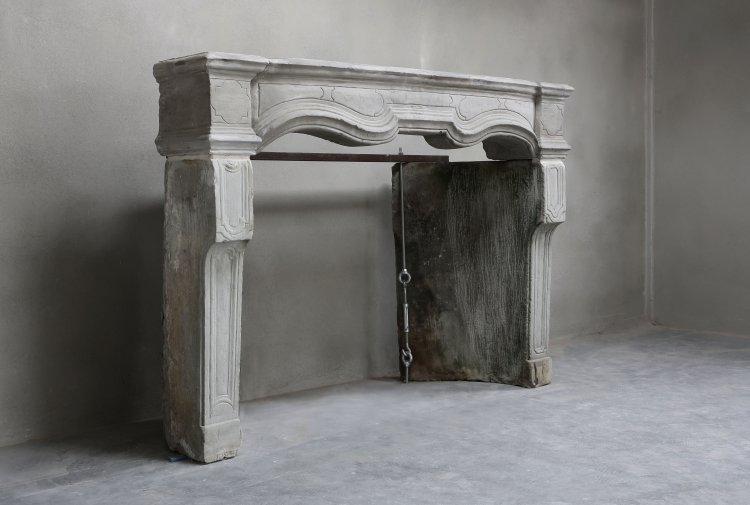 antique french fireplace