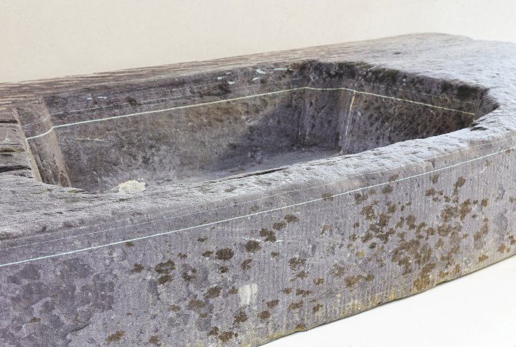 old belgian bluestone wash basin