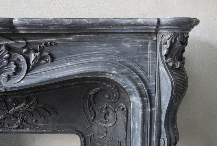 Louis XV style fireplace