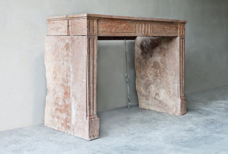 old french mantle of marble stone