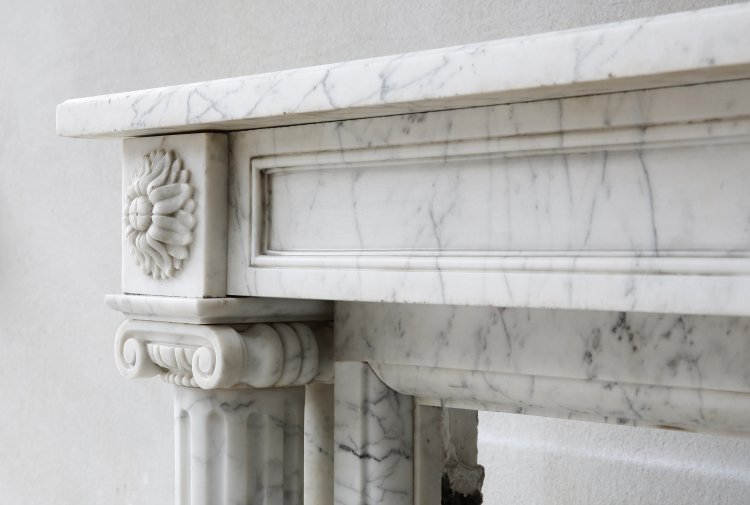 antique marble fireplace