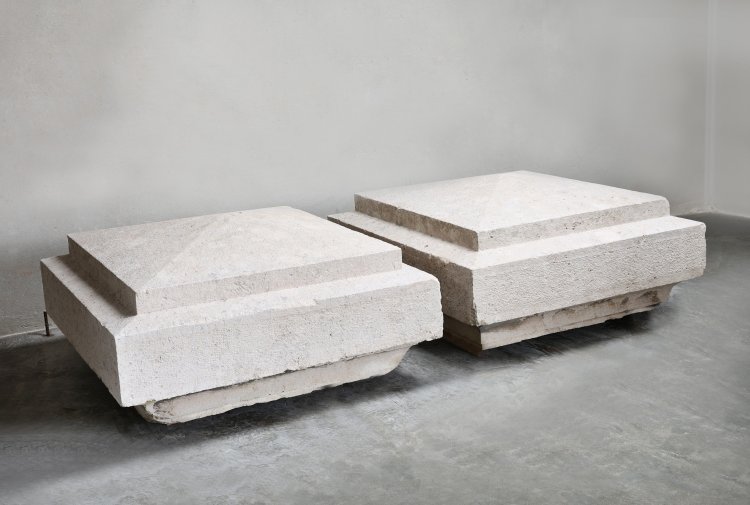 19th century set of pedestals