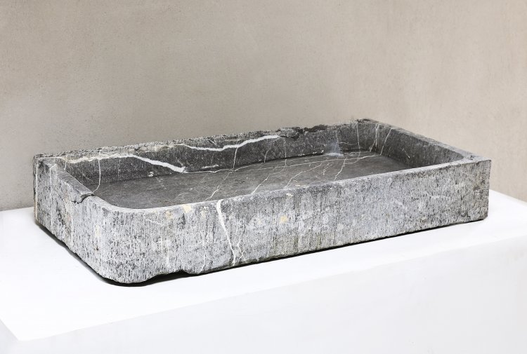 old belgian bluestone wash basin