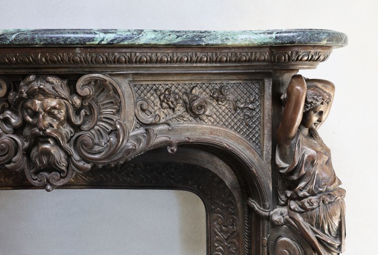 Rococo style mantle
