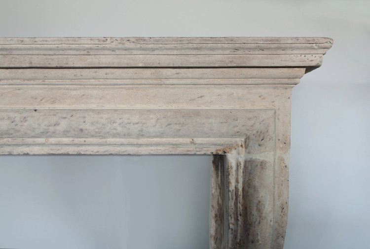 french antique fireplace