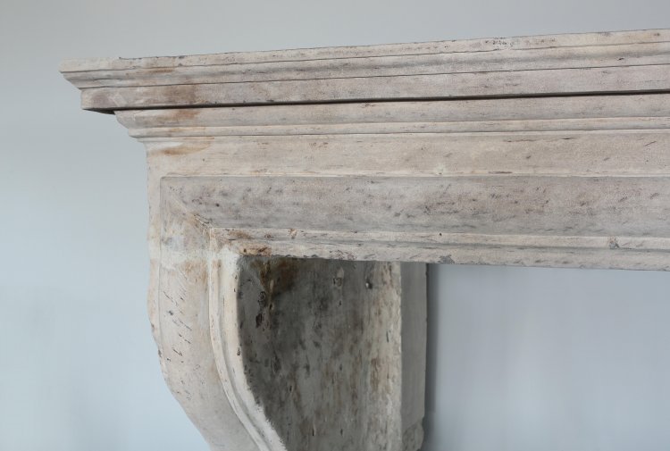 french antique fireplace
