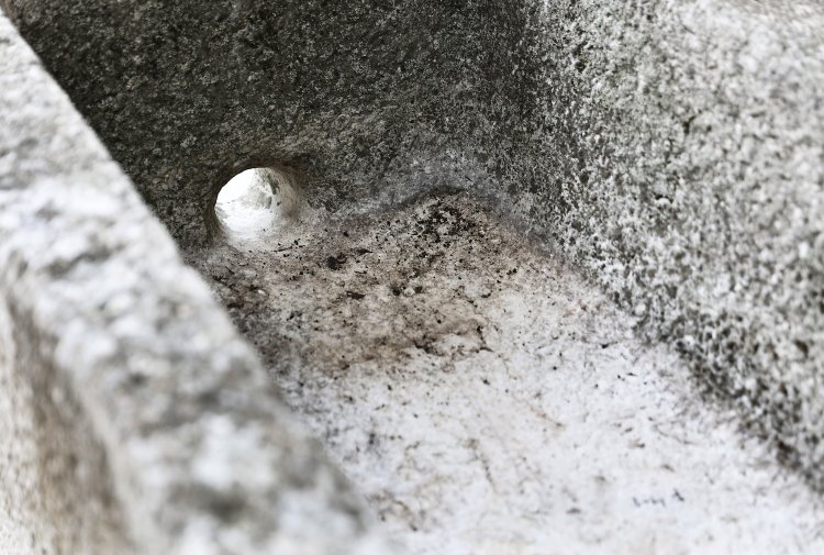 old trough of french limestone