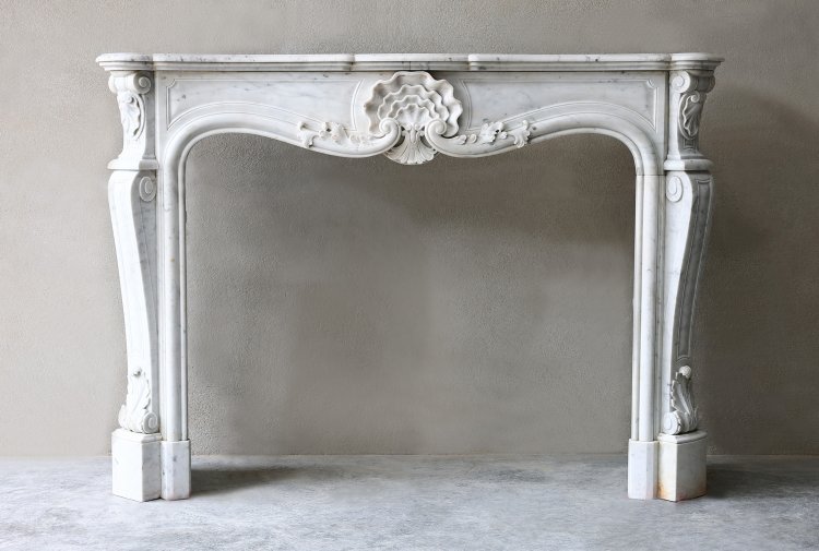 antique marble fireplace