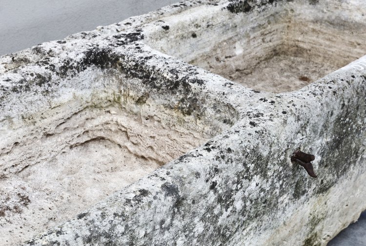 old trough of french limestone