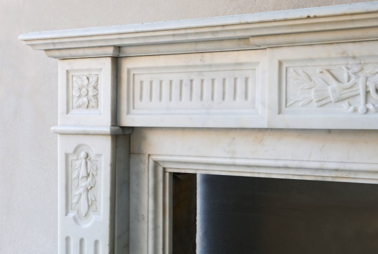 antique marble fireplace