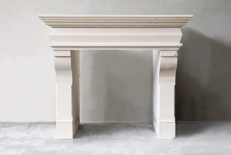 mantle of french limestone