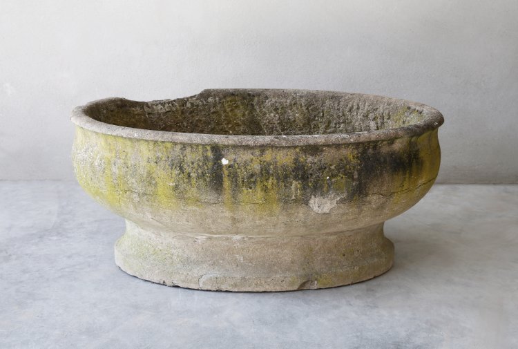 antique oval trough