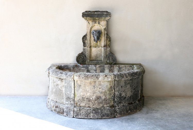 antique wall fountain