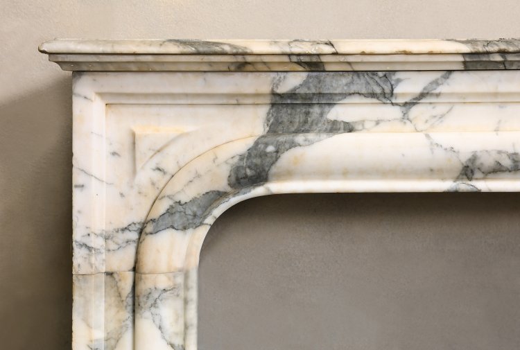 arabescato marble mantle